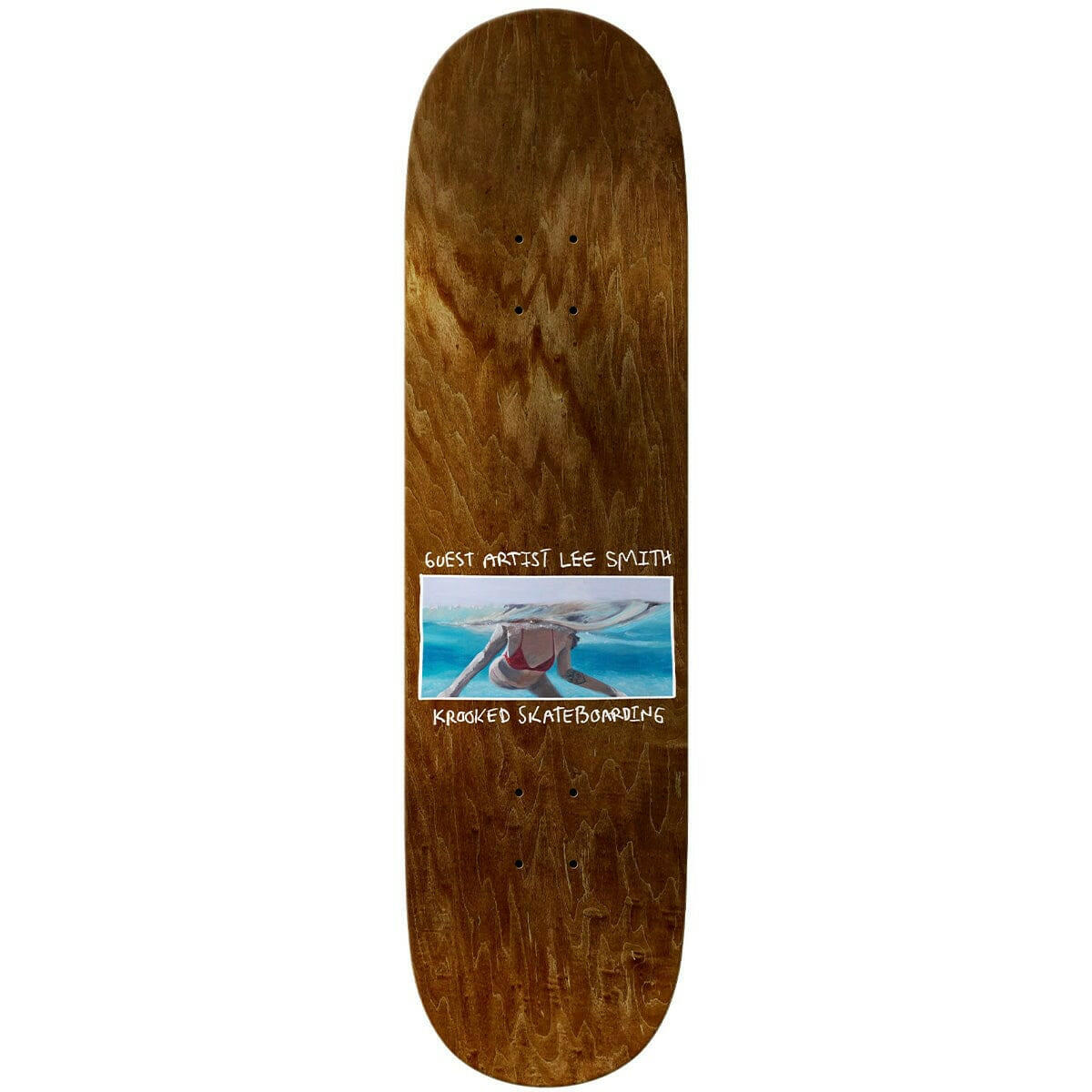 Krooked - Lee Smith Guest Artist 8.5 Skateboard Deck.