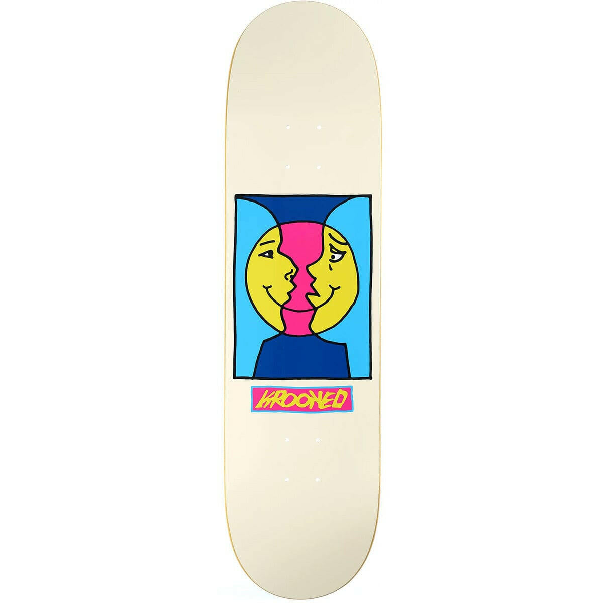 Krooked - Moonsmile 8.38 Skateboard Deck.