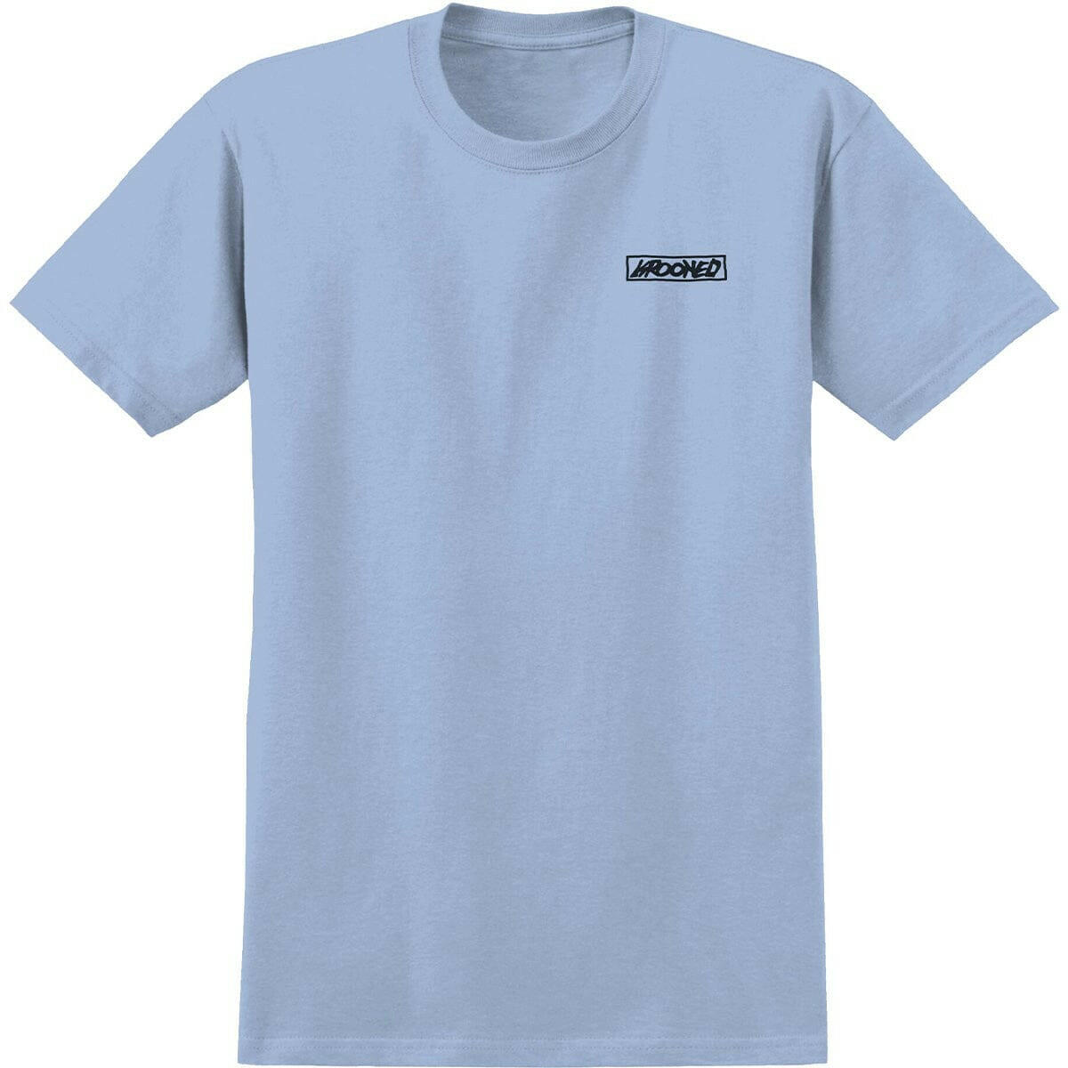 Krooked - Moonsmile Raw Tee Light Blue/Black.