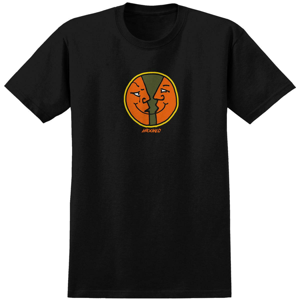 Krooked - Moonsmile Round Tee Black.