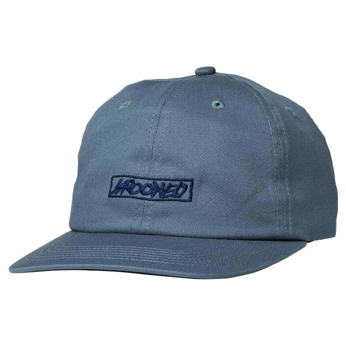 Krooked - Moonsmile Script Strapback Blue.