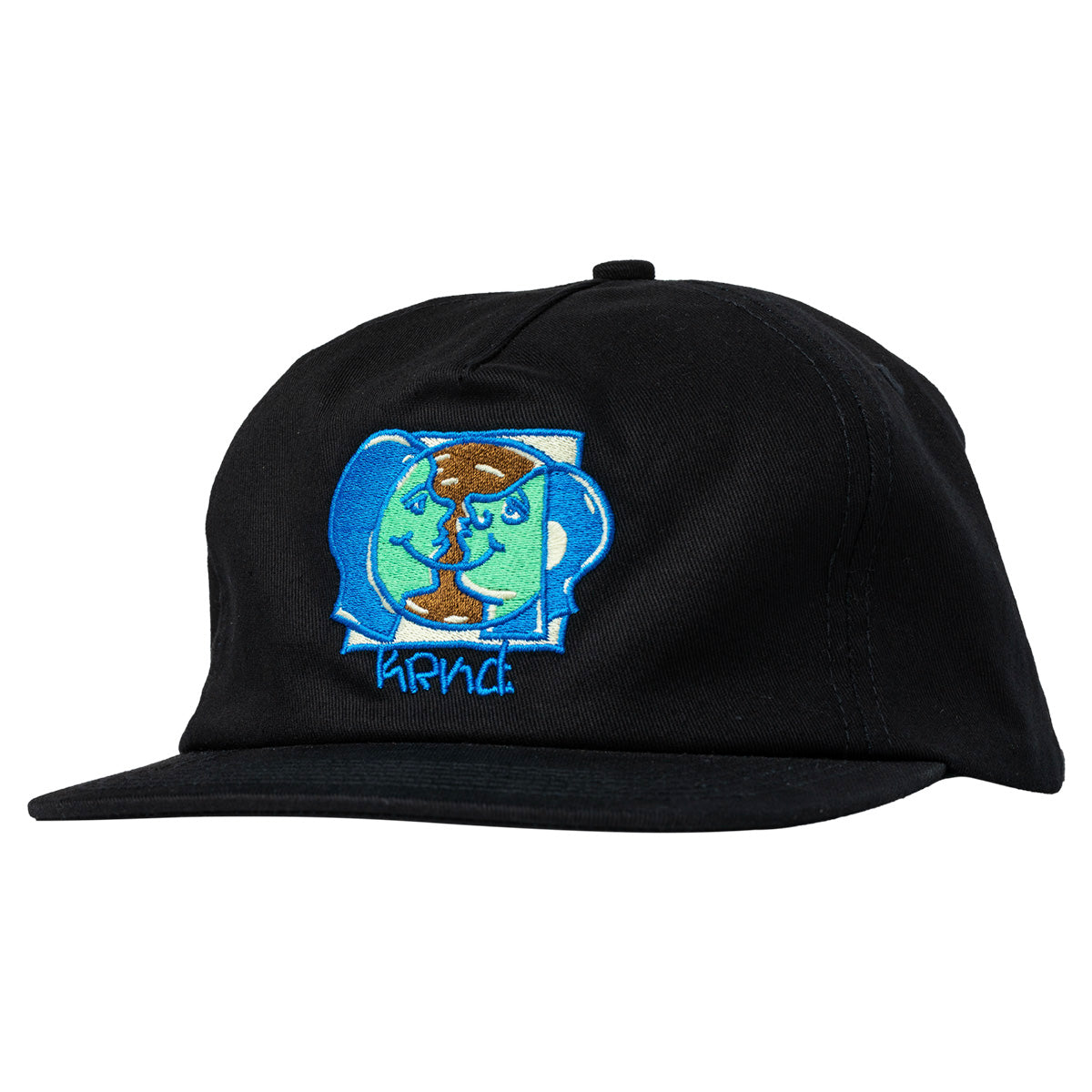 Krooked Moonsmiley Snapback Black