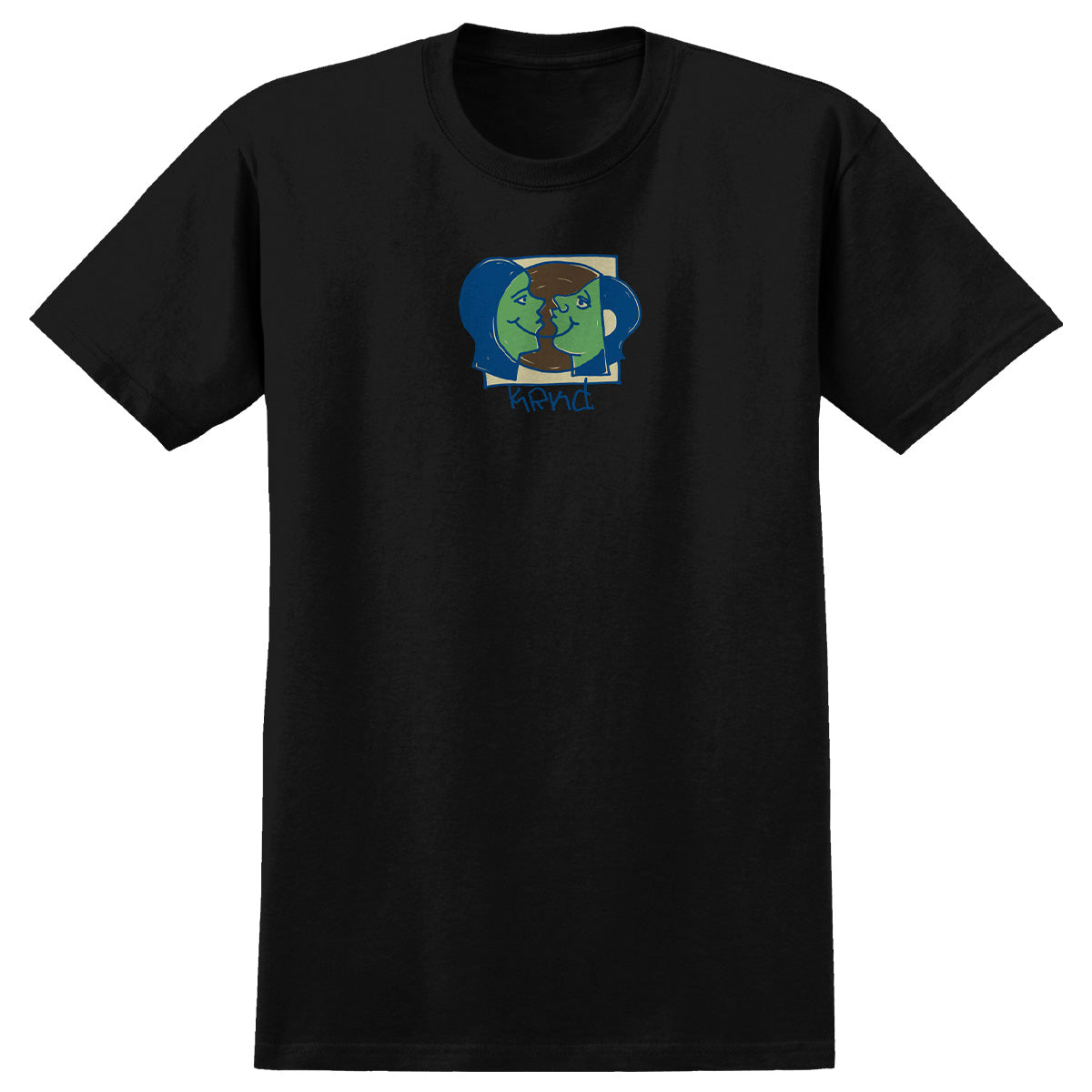 Krooked Moonsmiley Tee Black