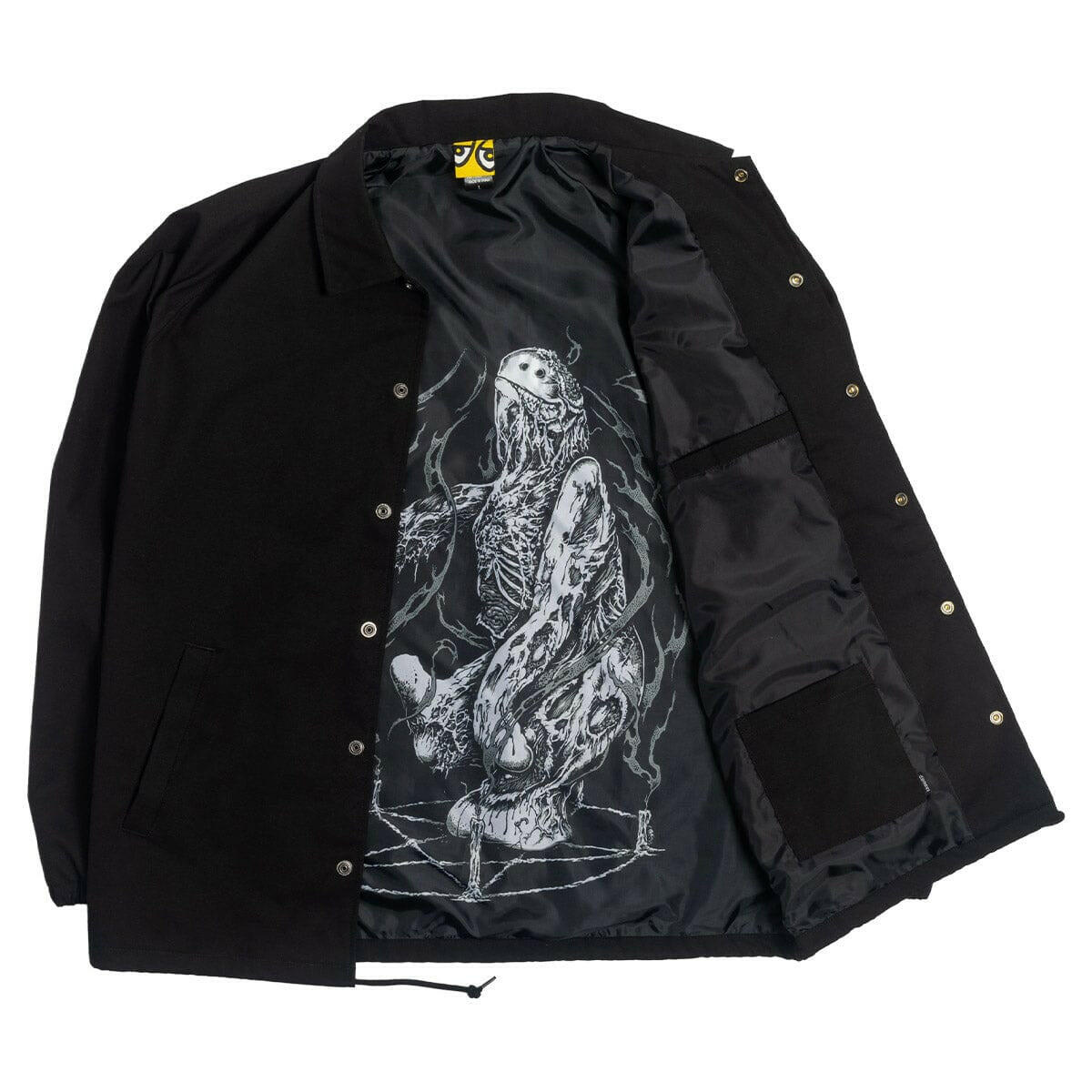 Krooked - Necro Skript Jacket Black.