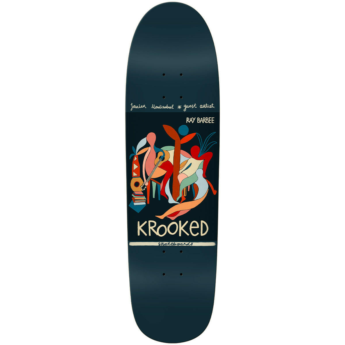 Krooked - Ray Barbee Little Postcards 8.88 Skateboard Deck.