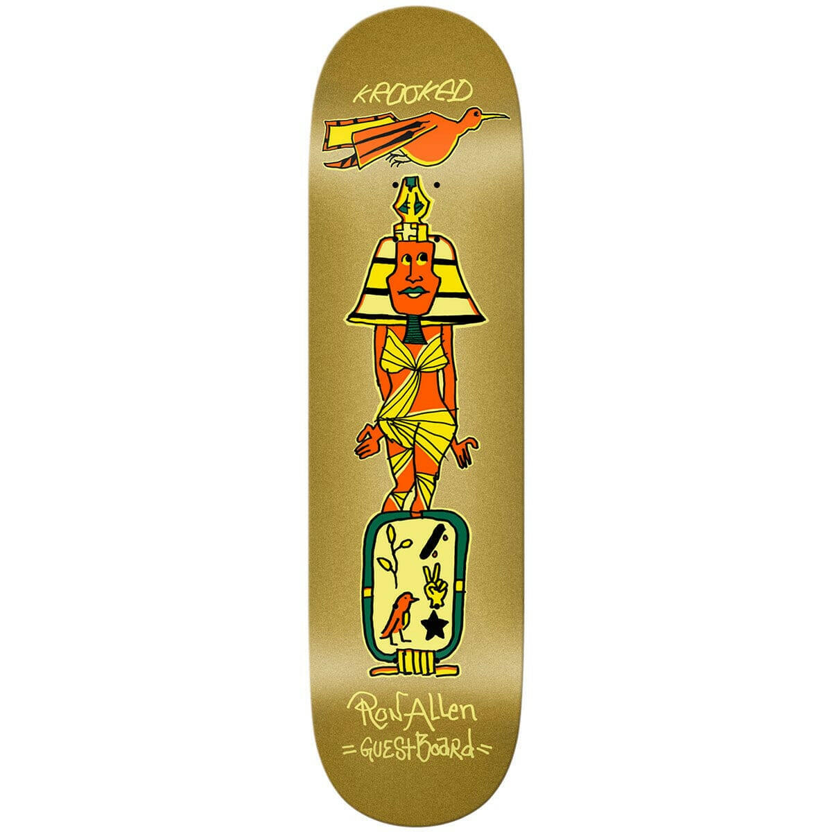Krooked - Ron Allen Guest 8.25 Skateboard Deck.