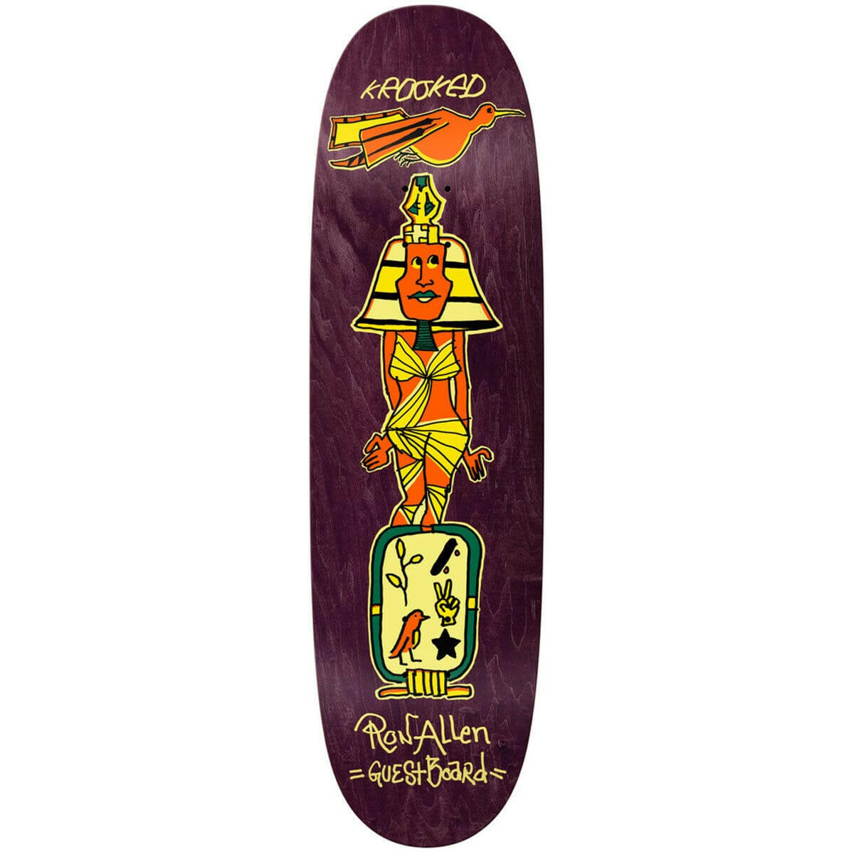 Krooked - Ron Allen Guest 8.75 Skateboard Deck.