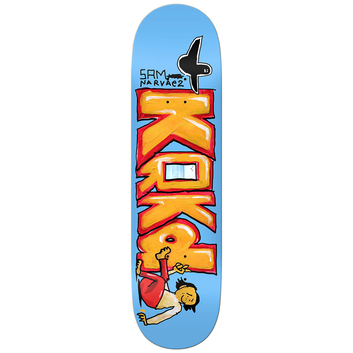 Krooked - Sam Narvaez Shore 8.38 Skateboard Deck.