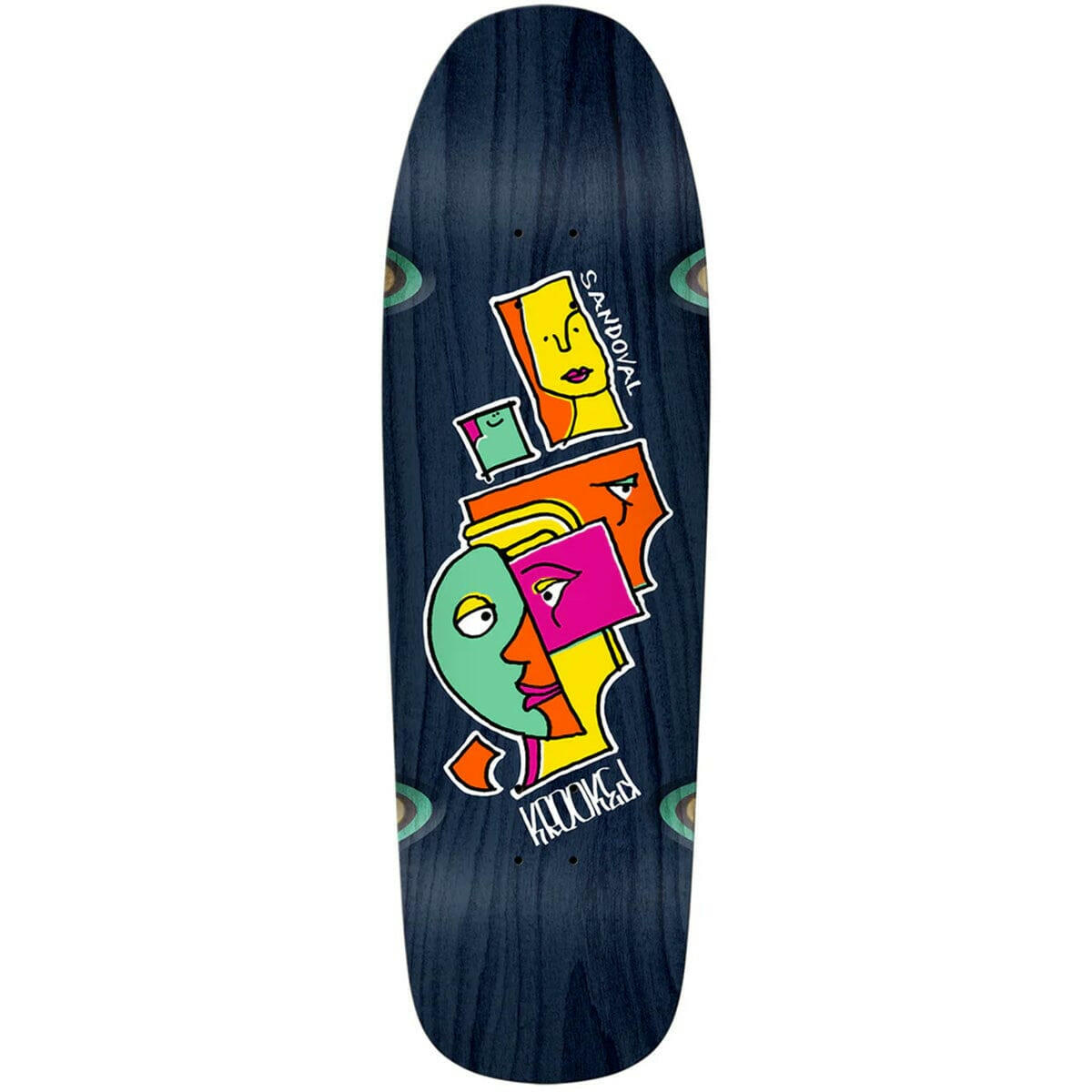 Krooked - Ronnie Sandoval Cluster 9.81 Skateboard Deck.