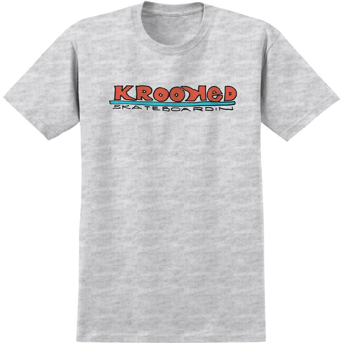 Krooked - Skateboardin Tee Ash.