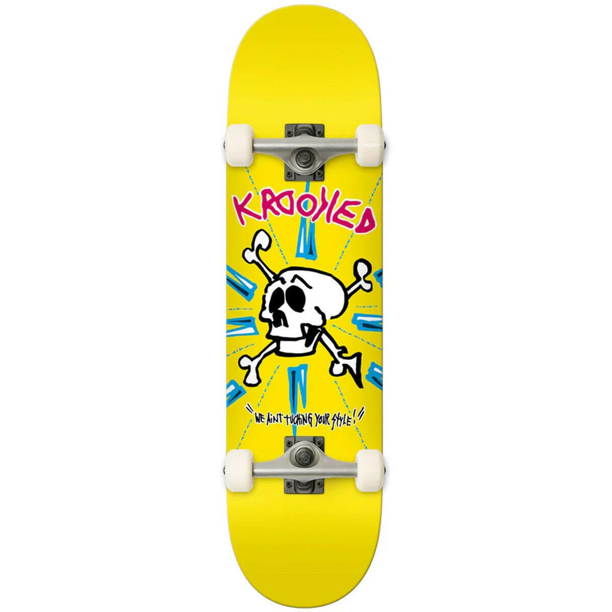 Krooked - Style Yellow 8.0 Complete Skateboard.