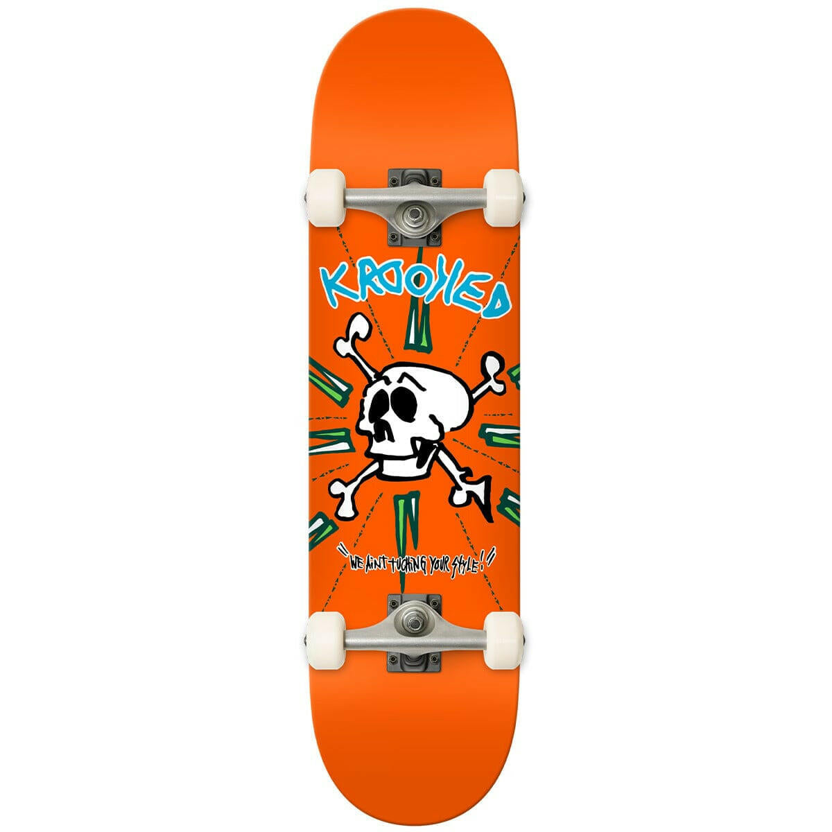 Krooked - Style Orange 8.0 Complete Skateboard.