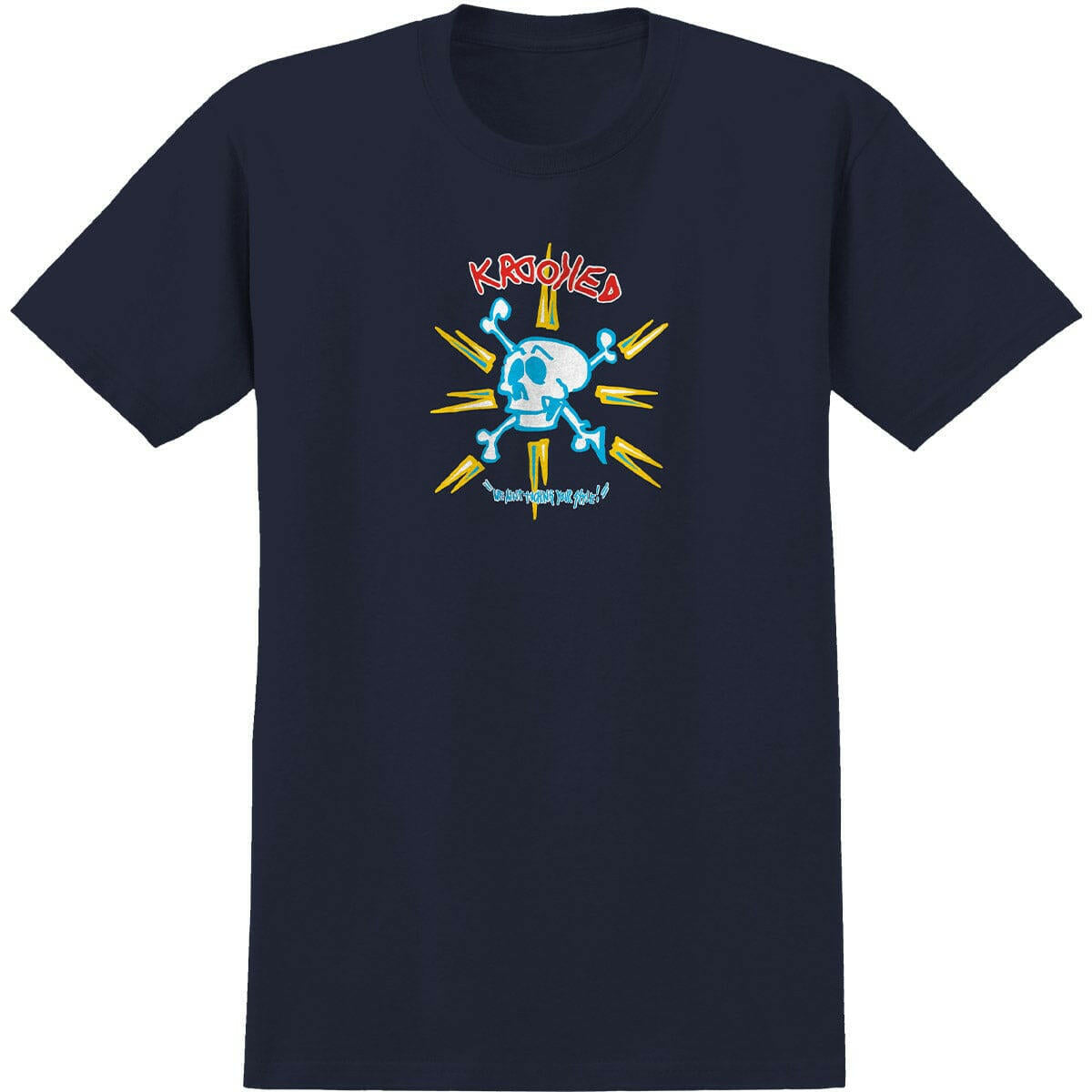 Krooked - Style Tee Navy.