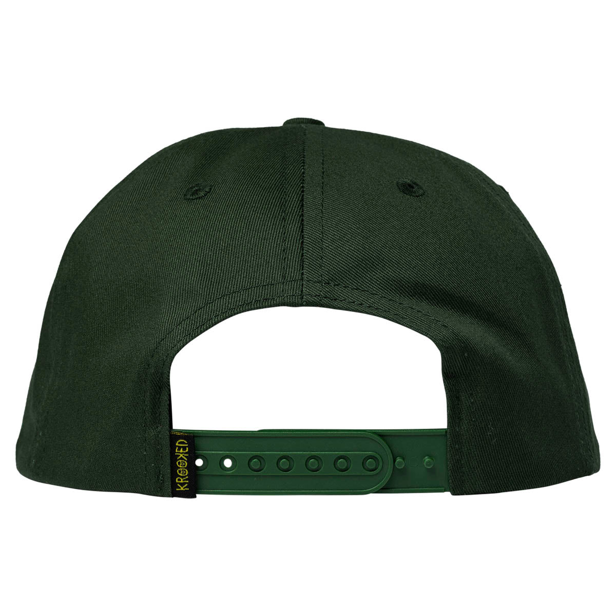 Krooked Sweatpants Redux Snapback Olive Back