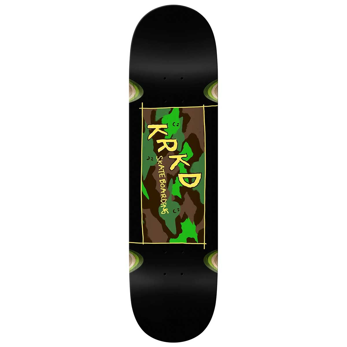 Krooked Team Kamo Black Skateboard Deck