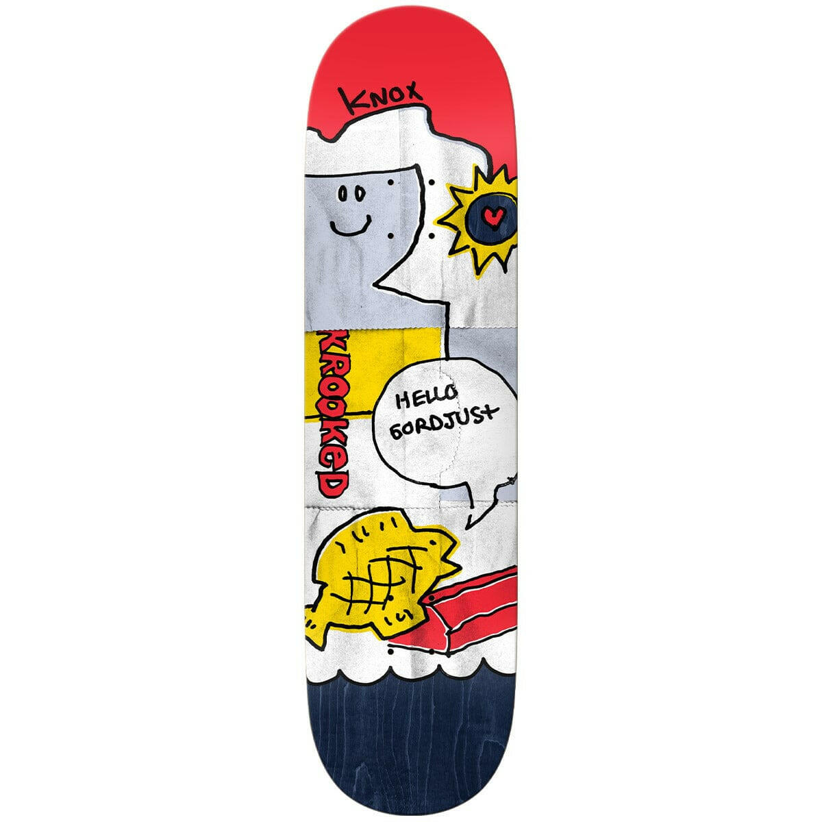 Krooked - Tom Knox Gordjust 8.5 Skateboard Deck.