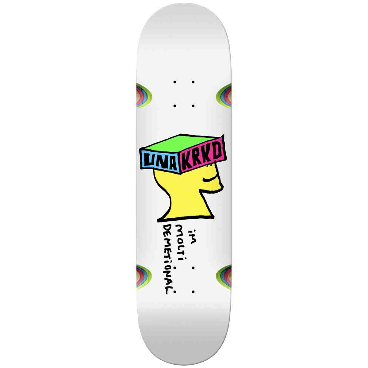Krooked Una Farr Molti Demetonial 8.28 Skateboard Deck