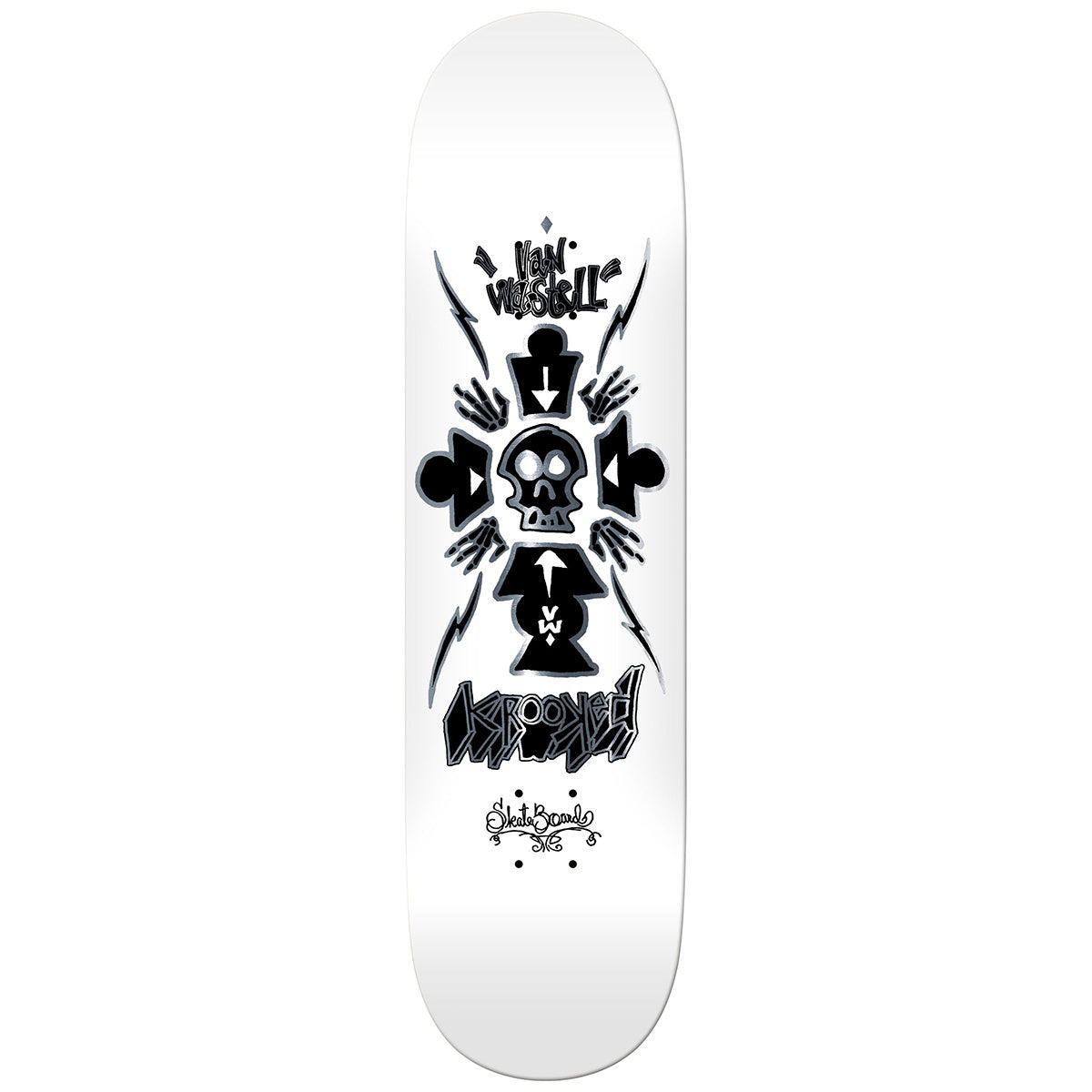 Krooked - Van Wastell 8.25 Skateboard Deck.