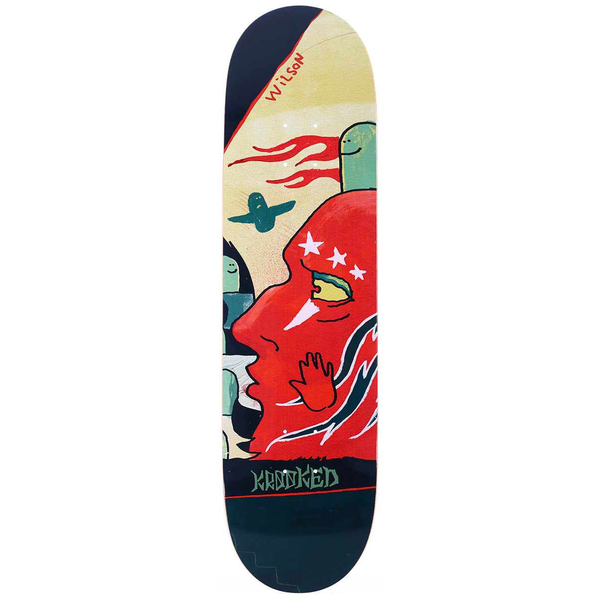 Krooked Andrew Wilson Three Star 8.5 Skateboard Deck