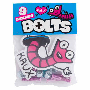 Krux Krome Pink/Blue 1 Phillips Bolts