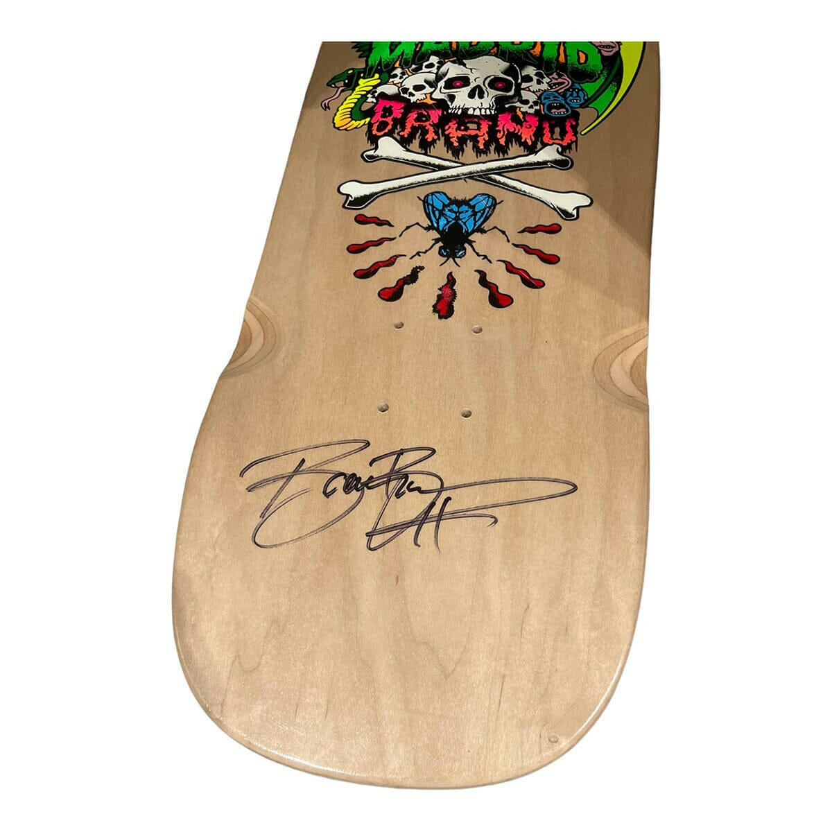 Madrid - Brand X Exclusive Signed 9.5 Skateboard Deck.