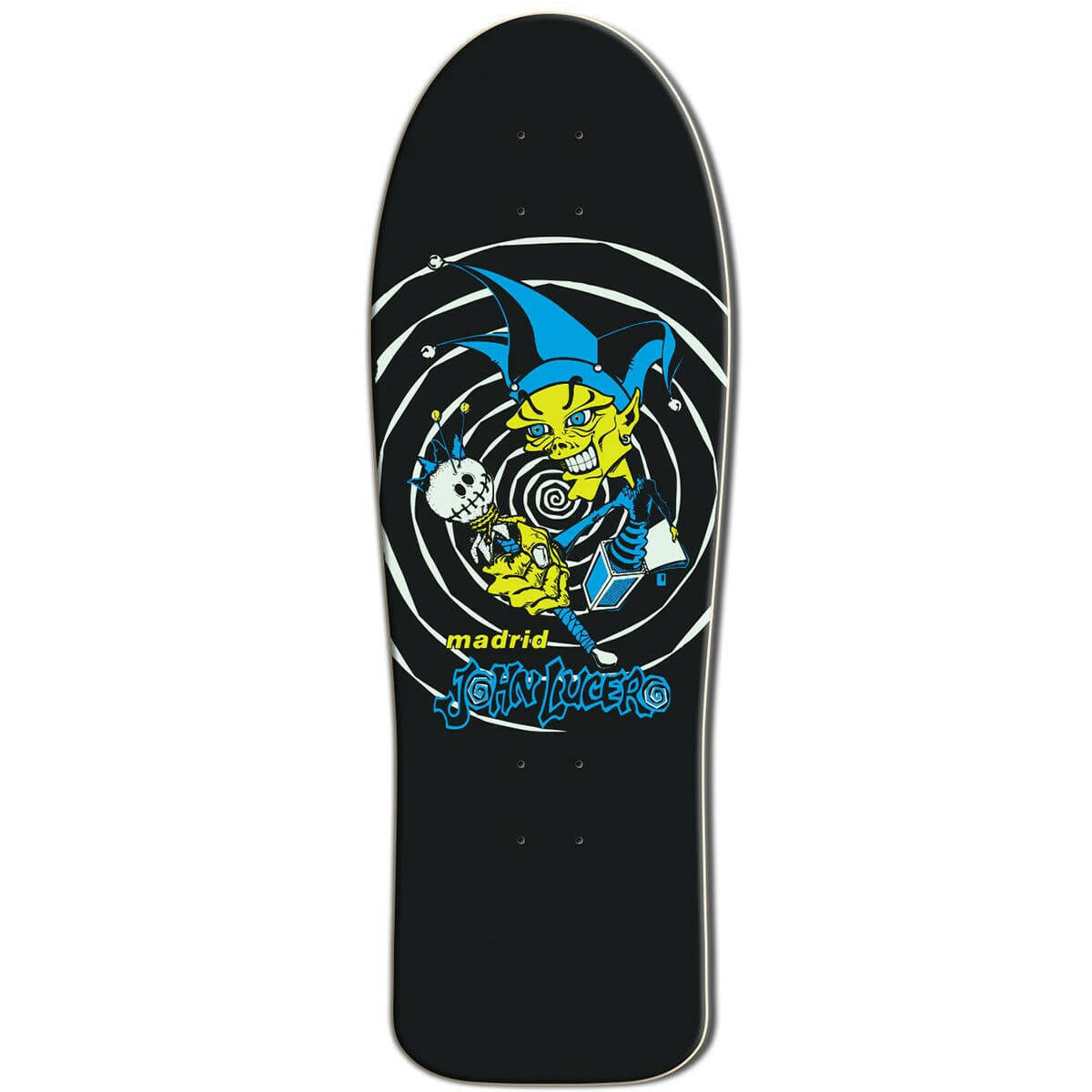 Madrid - John Lucero Retro Glow 10.25 Skateboard Deck.