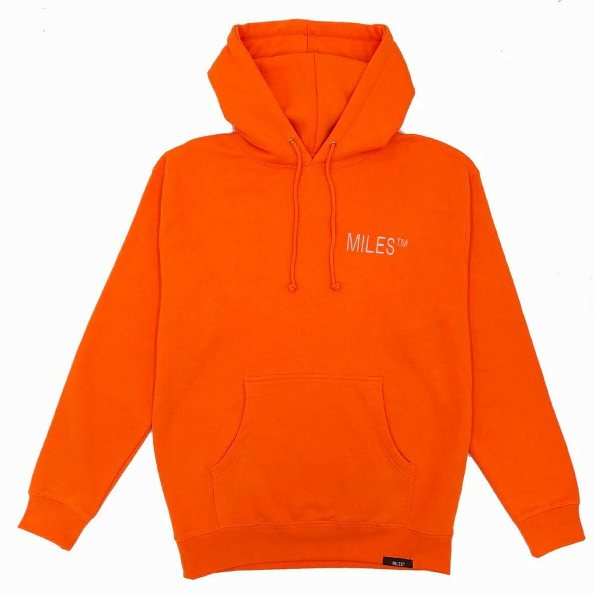 Miles - Logo Hit Hoodie Safety Orange.