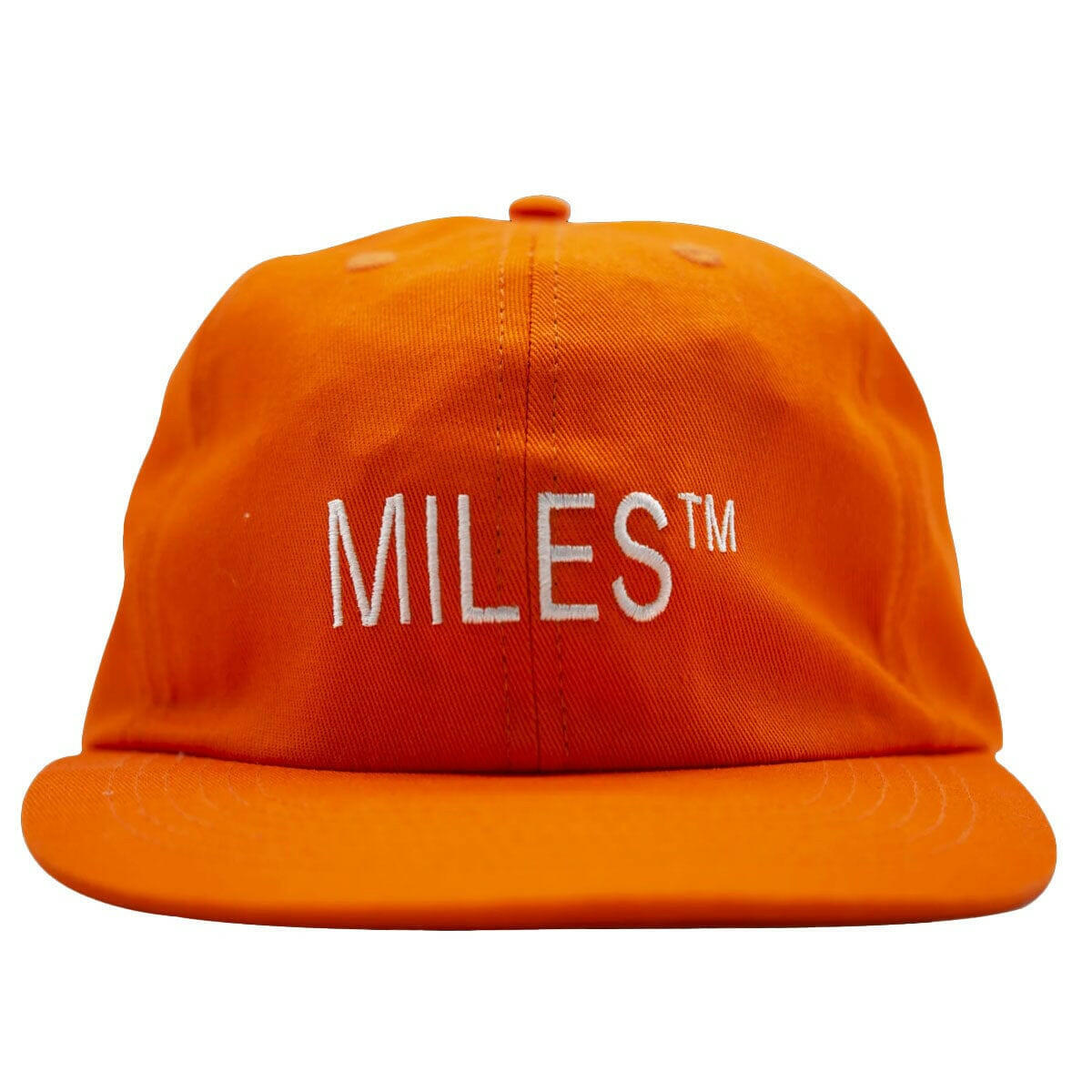 Miles - Logo Snapback Safety Orange.