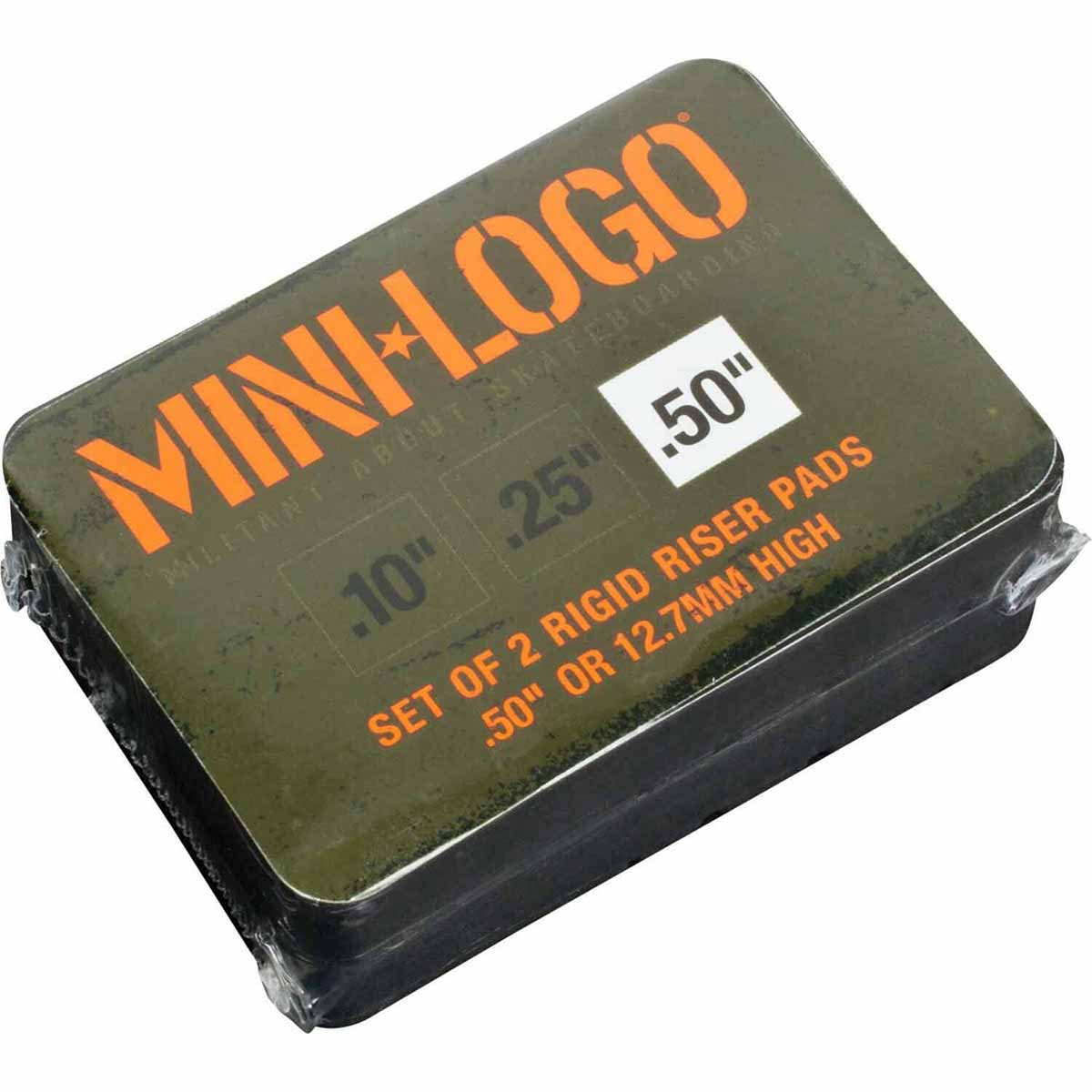 Mini Logo Rigid .50 Riser Pads Black
