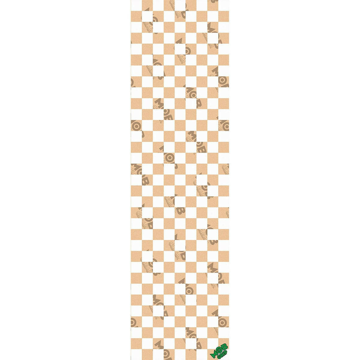 Mob - White Checkers Clear 9 Griptape.
