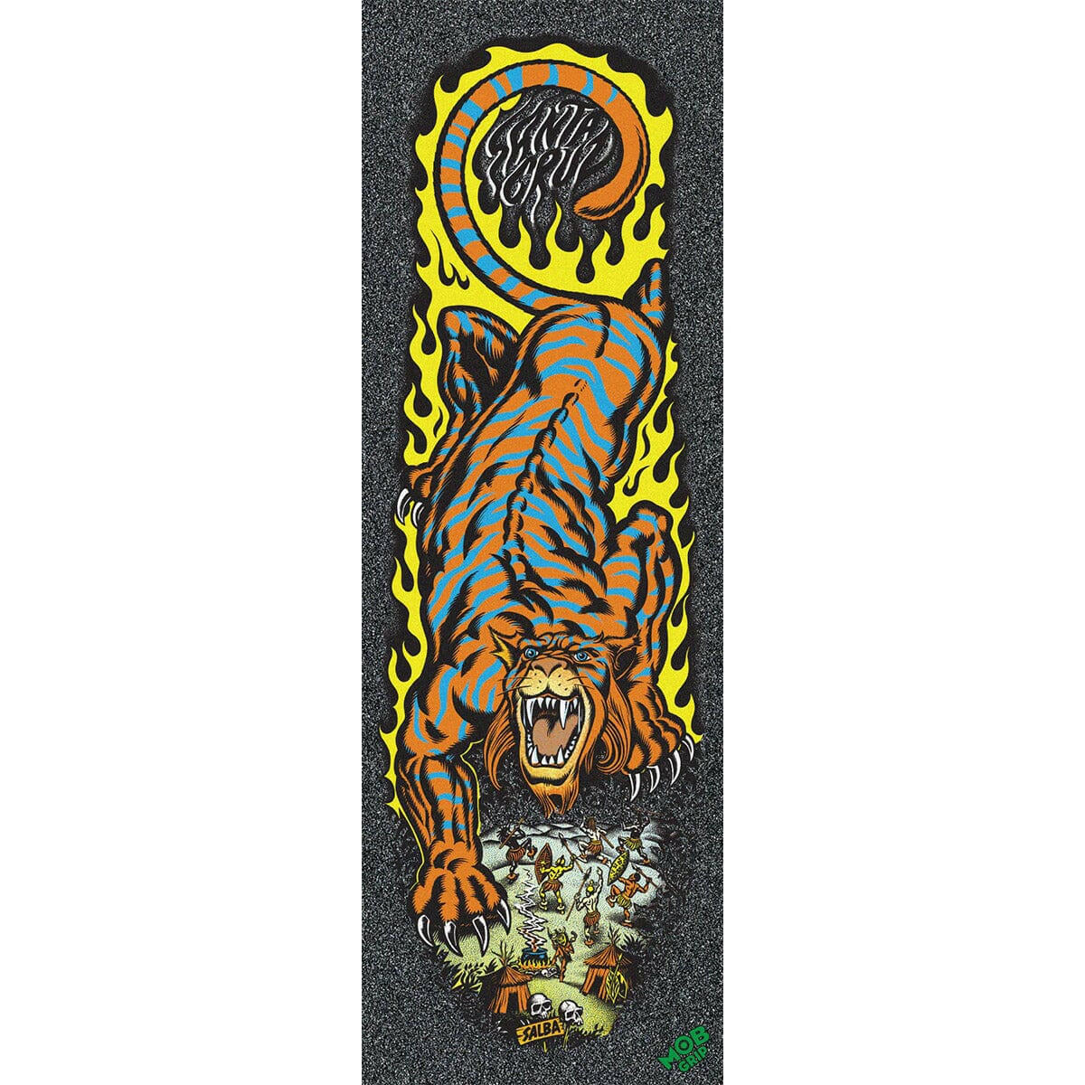 Mob - Santa Cruz Salba Tiger Large 10 Griptape.