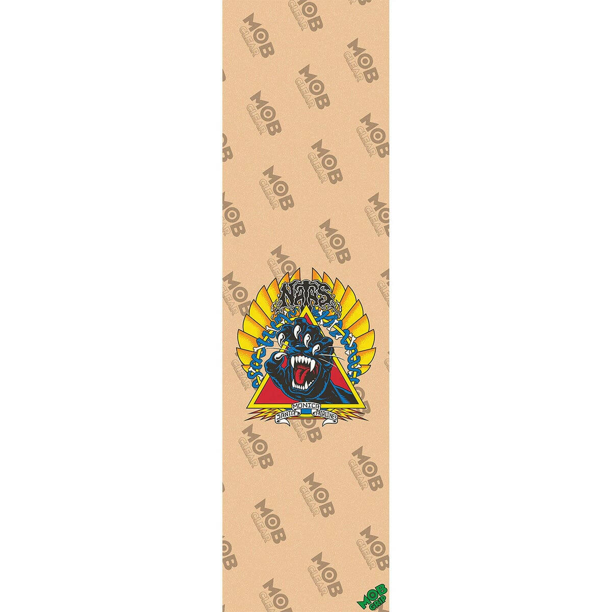 Mob - Santa Cruz Natas Screaming Panther Clear 9 Griptape.