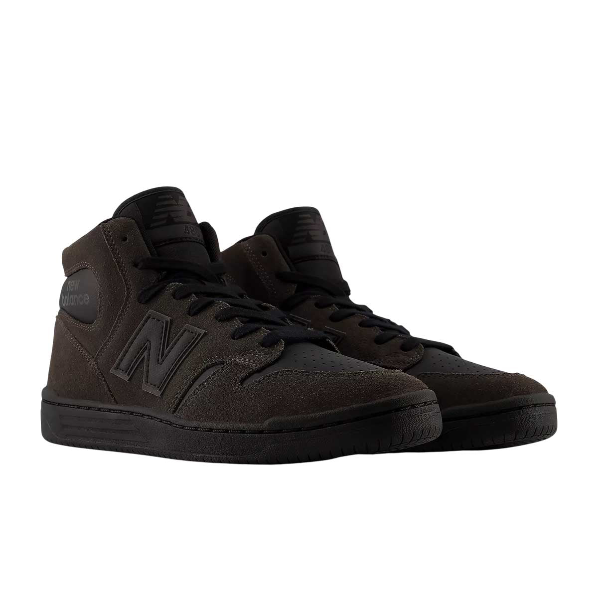 New Balance 480 High Shoes Black Cement Front