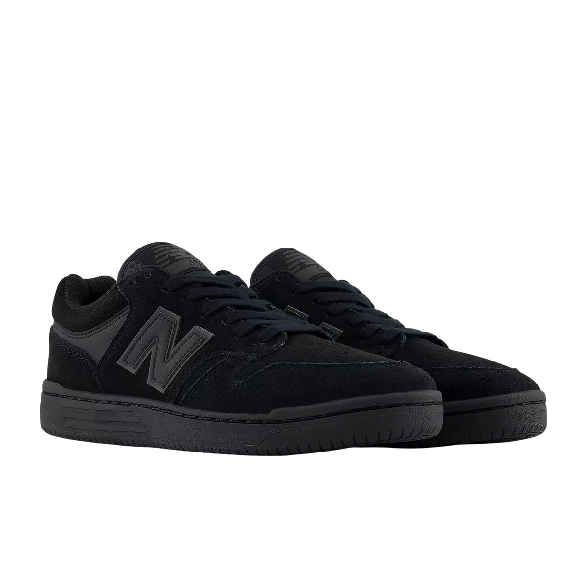 New Balance 480 Shoes Black Front
