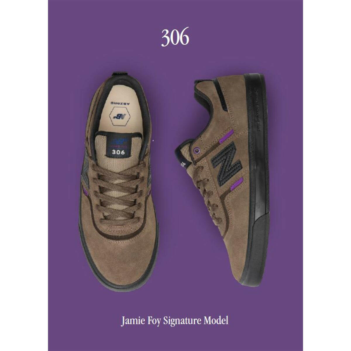 New Balance Numeric - Jamie Foy 306 Shoes Brown/Black.