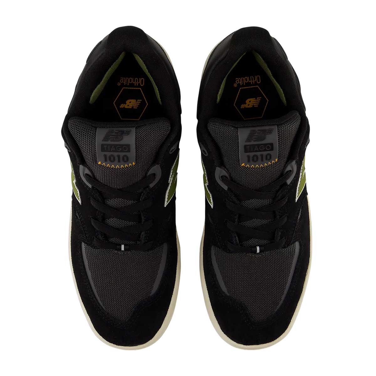 New Balance Tiago Lemos 1010 Shoes Black/Dark Olive Top