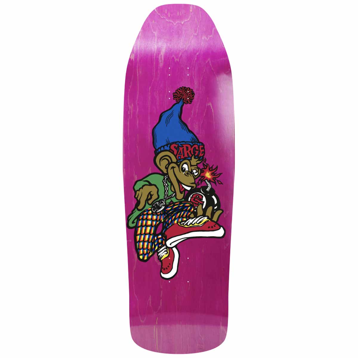 New Deal Danny Sargent Monkey Bomb 9.6 Reissue Skateboard Deck