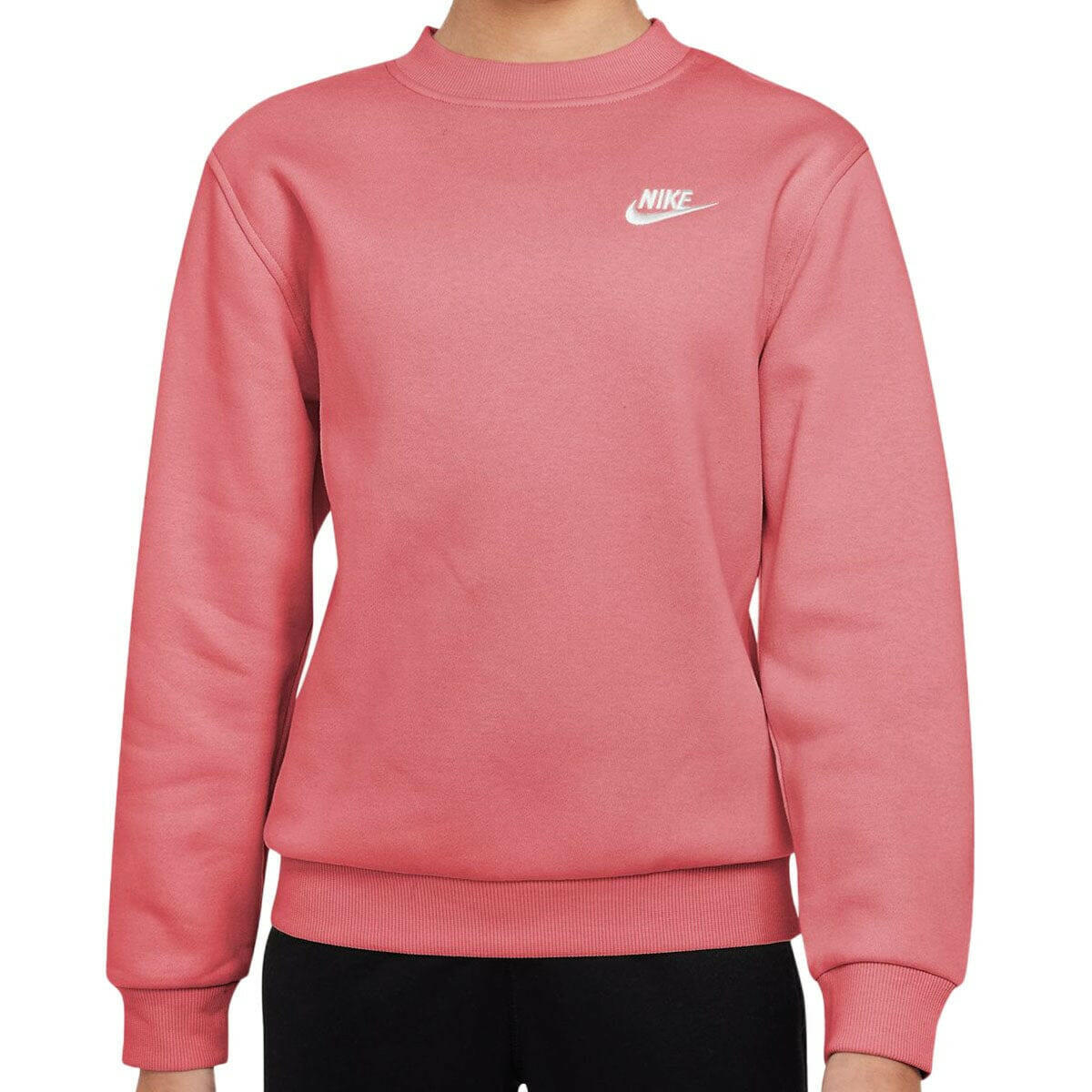 Nike - Club Fleece Youth Crew Adobe/White.