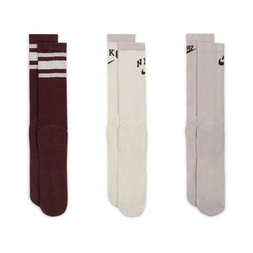 Nike - Everyday Plus Cushioned Crew Socks 3 Pack Multi.