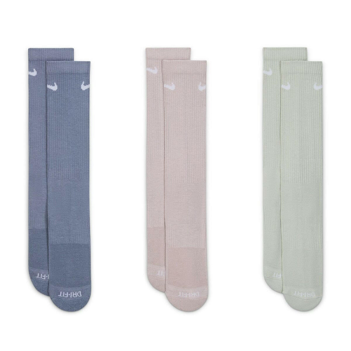 Nike -  Everyday Plus Cushioned Crew Socks Multi 3 Pack.