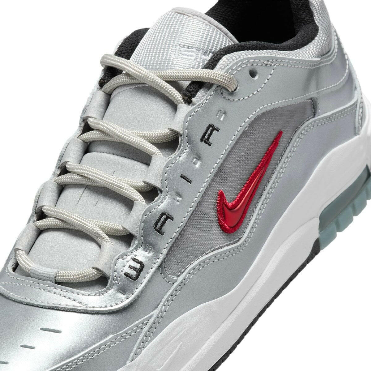Nike SB - Ishod Air Max Shoes Metallic Silver/Red.