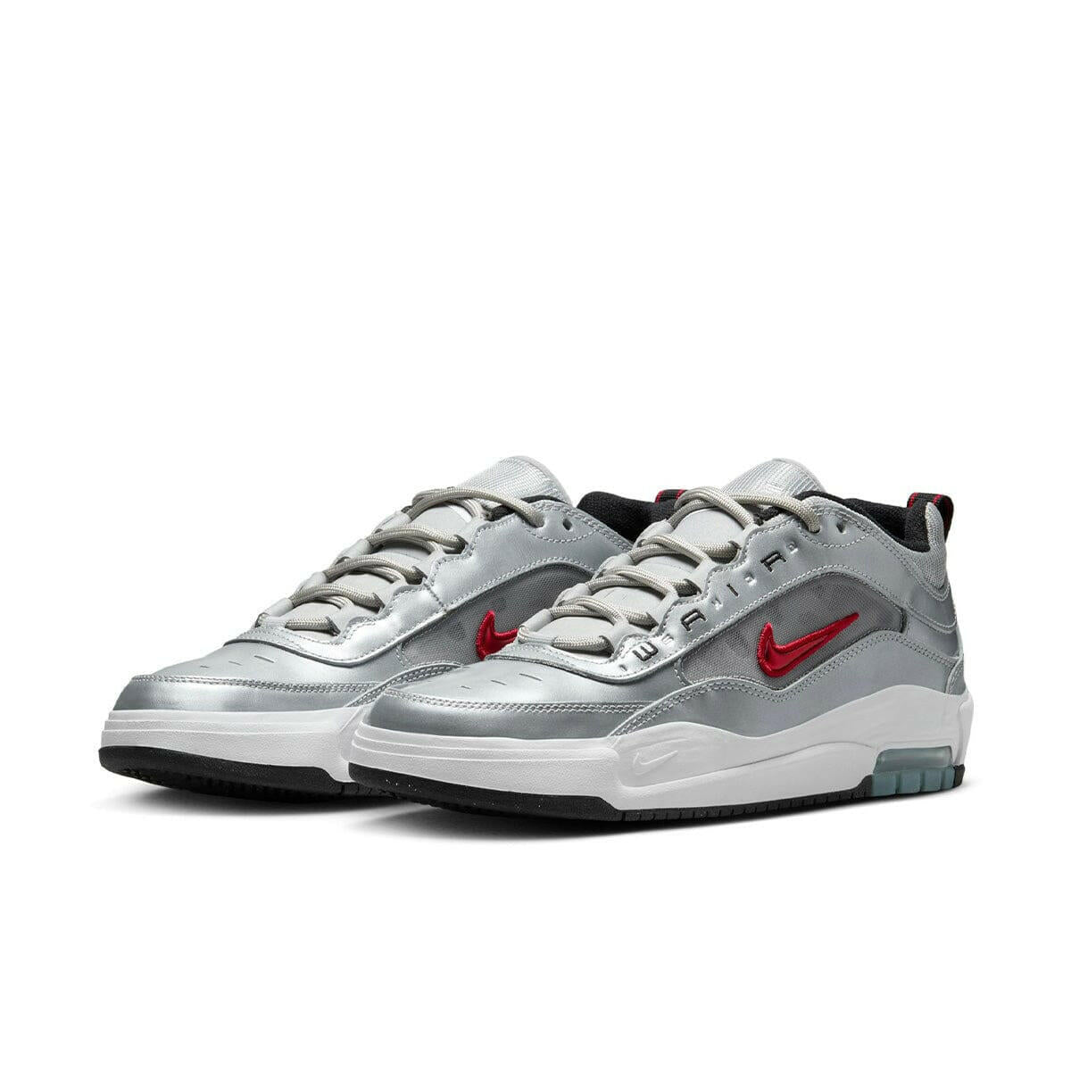 Nike SB - Ishod Air Max Shoes Metallic Silver/Red.