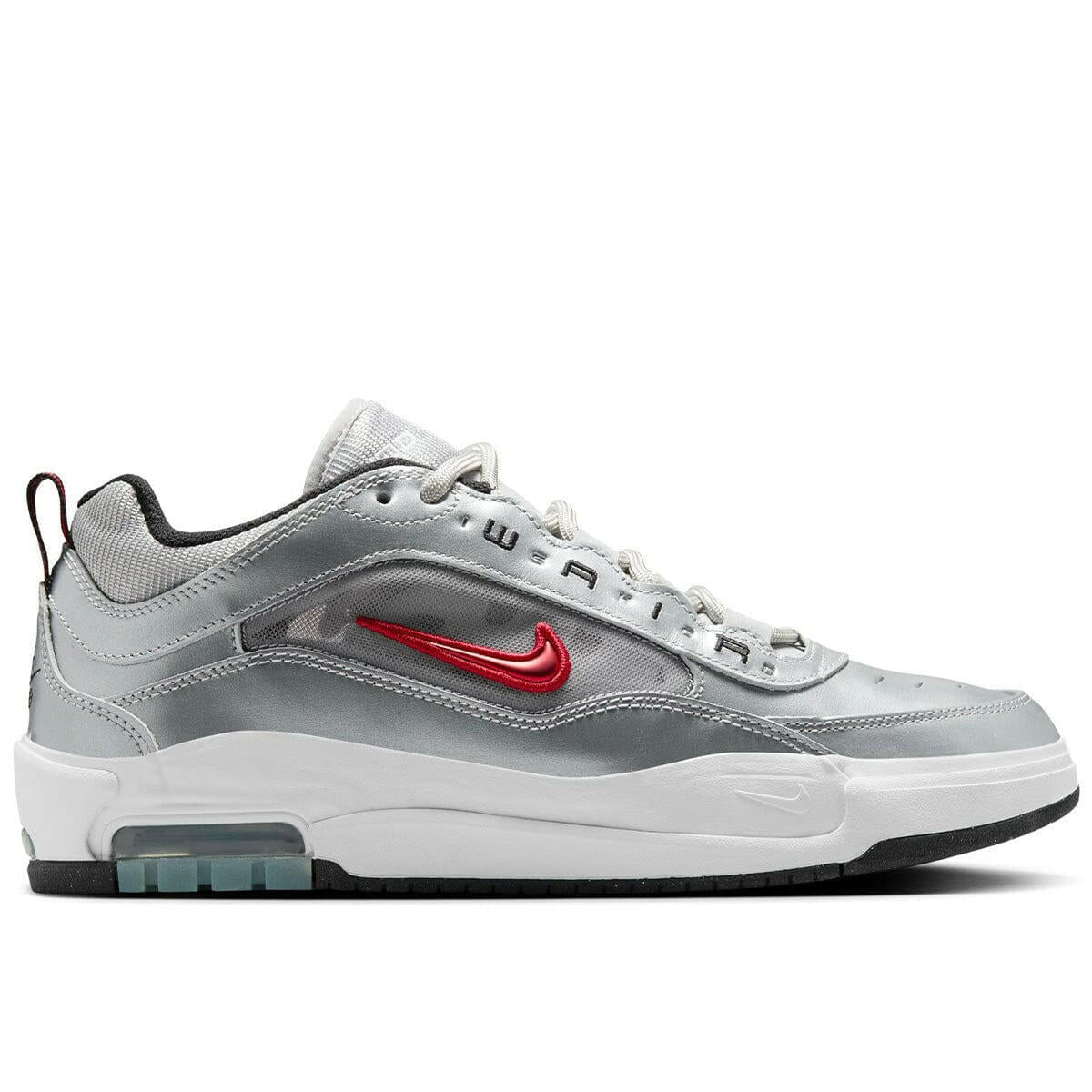 Nike SB - Ishod Air Max Shoes Metallic Silver/Red.