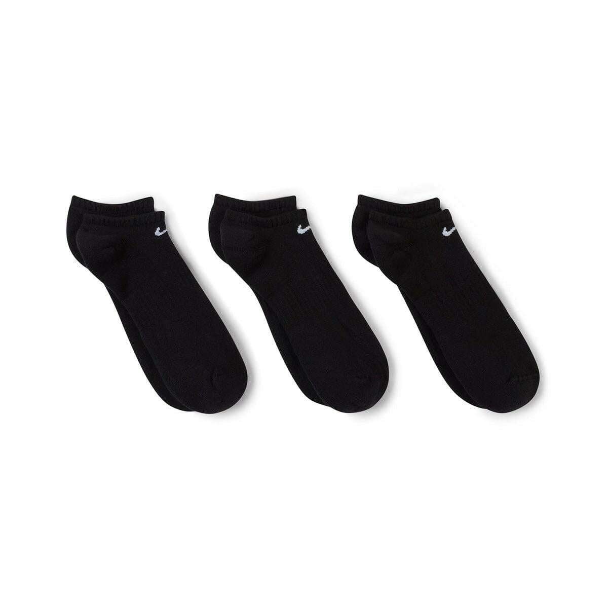 Nike - Everyday Cushion No Show Socks Black 3 Pack.