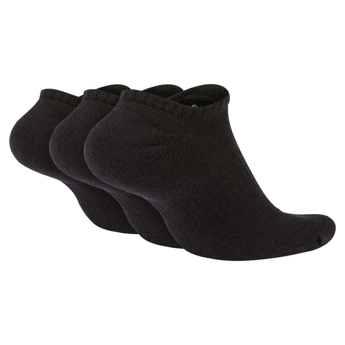 Nike - Everyday Cushion No Show Socks Black 3 Pack.