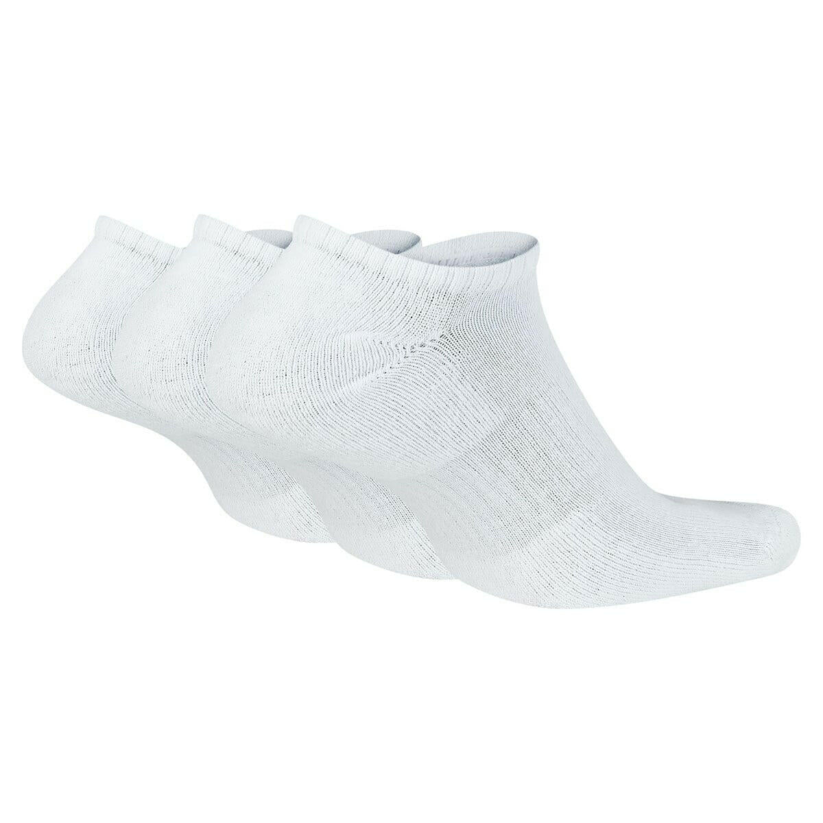 Nike - Everyday Cushion No Show Socks White 3 Pack.