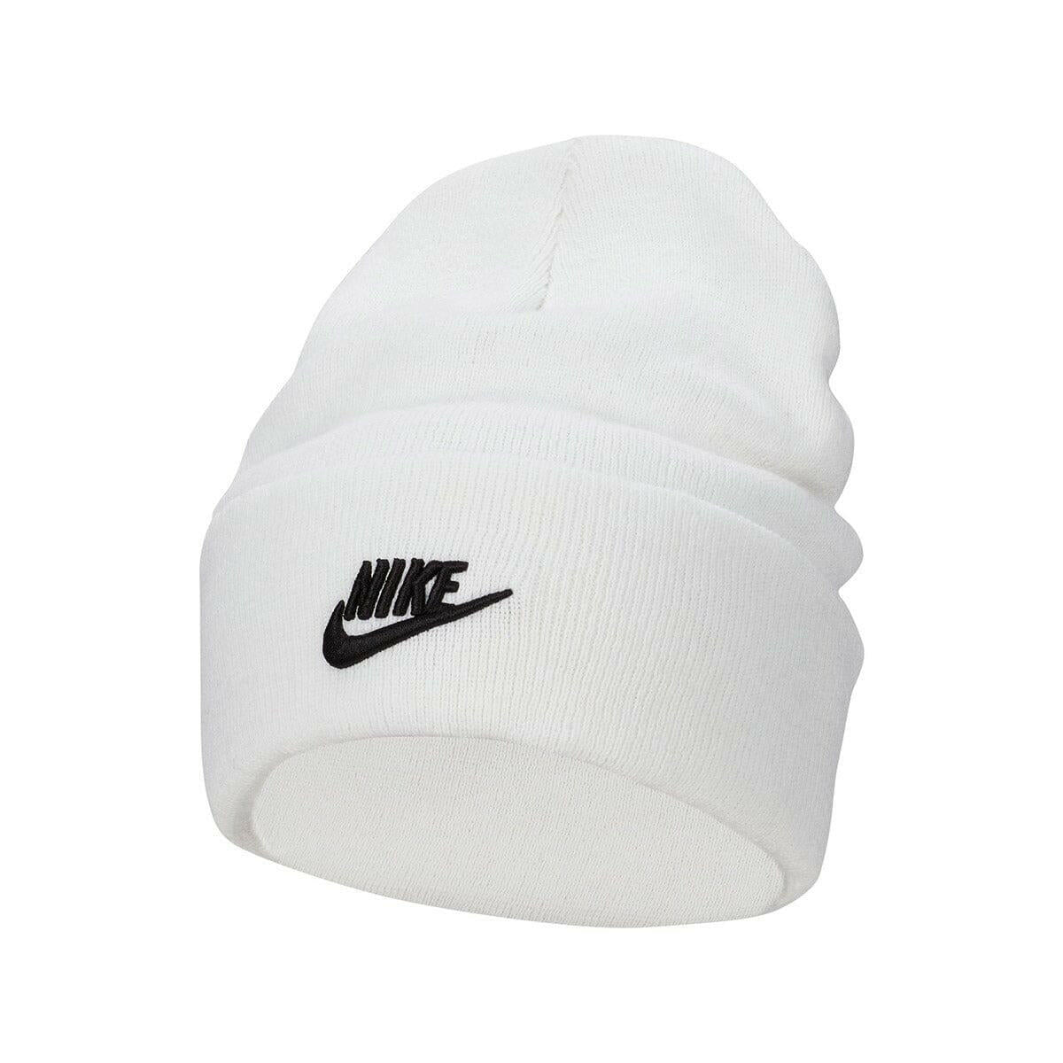 Nike - Peak Tall Cuff Beanie White.
