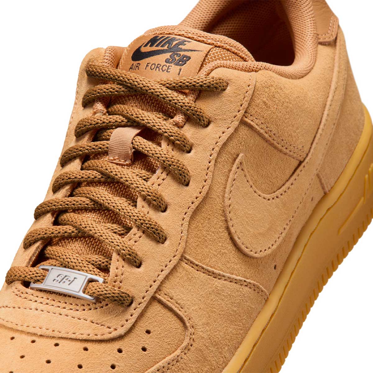 Nike SB Air Force 1 Low Shoes Wheat Side