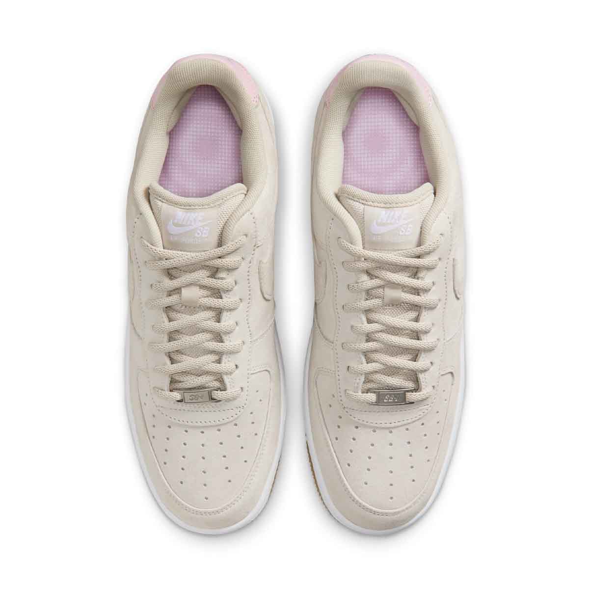 Nike SB Air Force 1 Low Shoes Light Orewood/Brown/Pink Top
