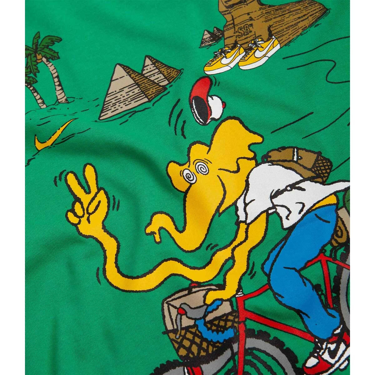 Nike SB - Bike Day Tee Stadium Green.
